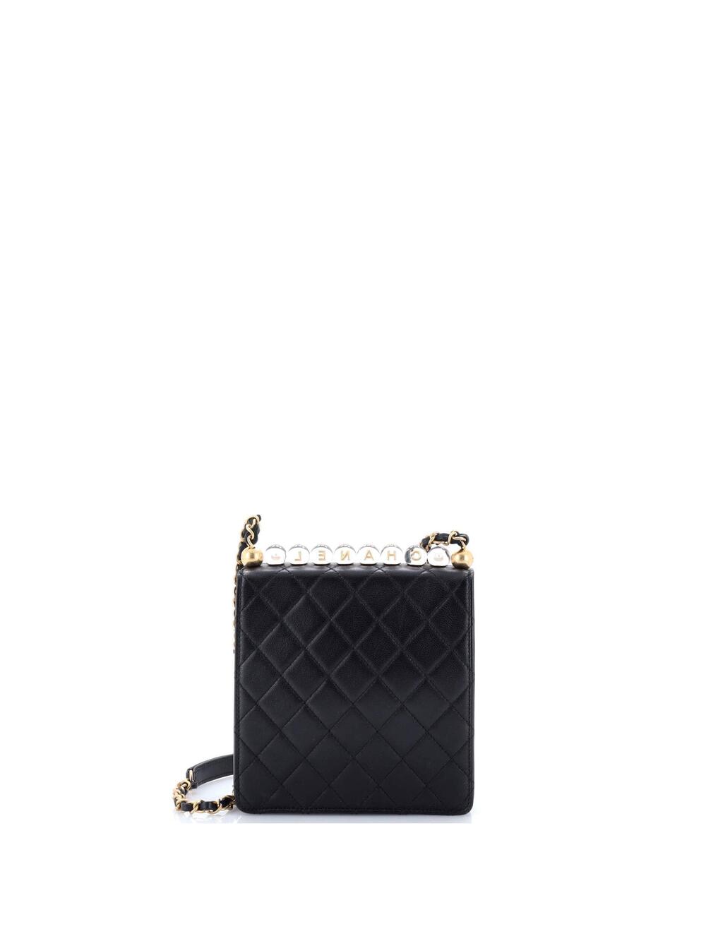 Chanel Chic Pearls Flap Bag Quilted #240080C31B - Picture 3 of 8
